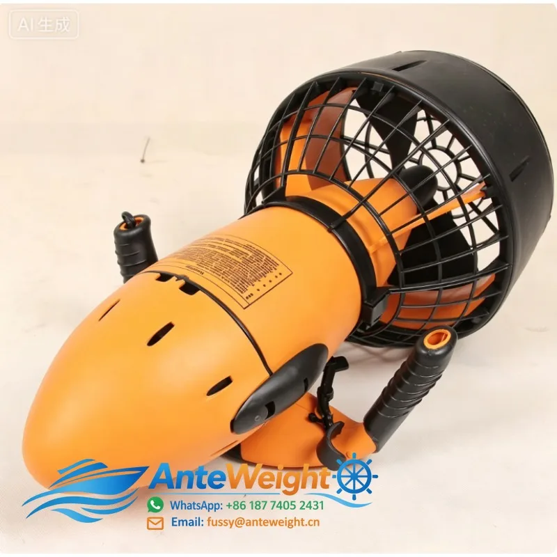 Yellow Electric Underwater Scooter Propeller for Diving Surfing Swimming CN/GUA Origin Other Weight