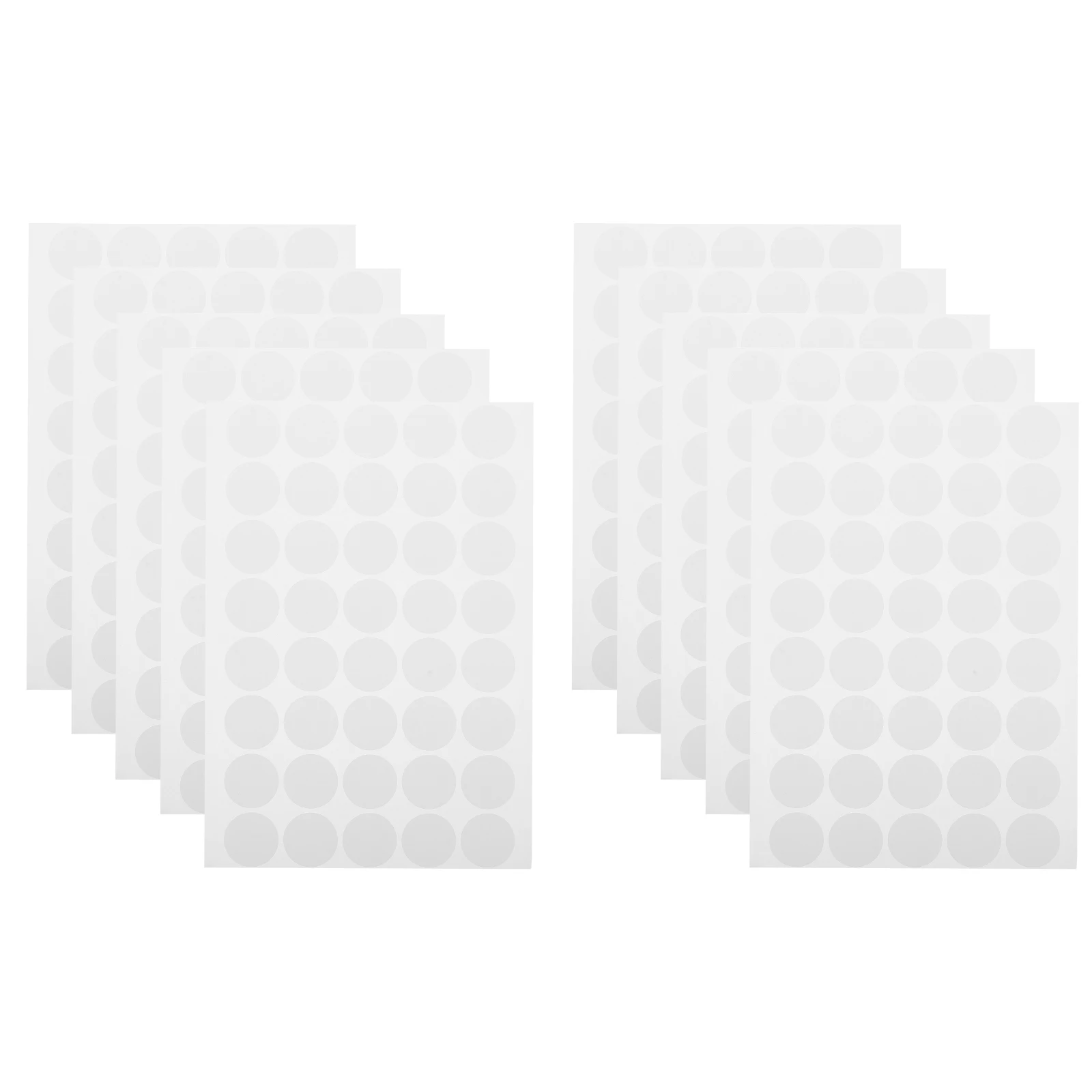 

10 Sheets Colorful Round Circle Label Stickers Adhesive Coding Sealing Small Dot Tags For Office Home Organization Price Tags