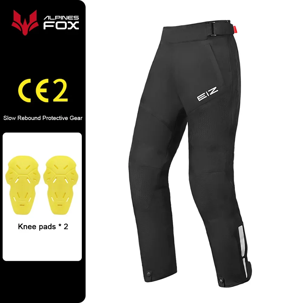 Winter Motorbike Trousers Men's Motorcycle Quick Release Pants Built in CE Protectors Warm Waterproof Off-road Motocross Pants - Image 2