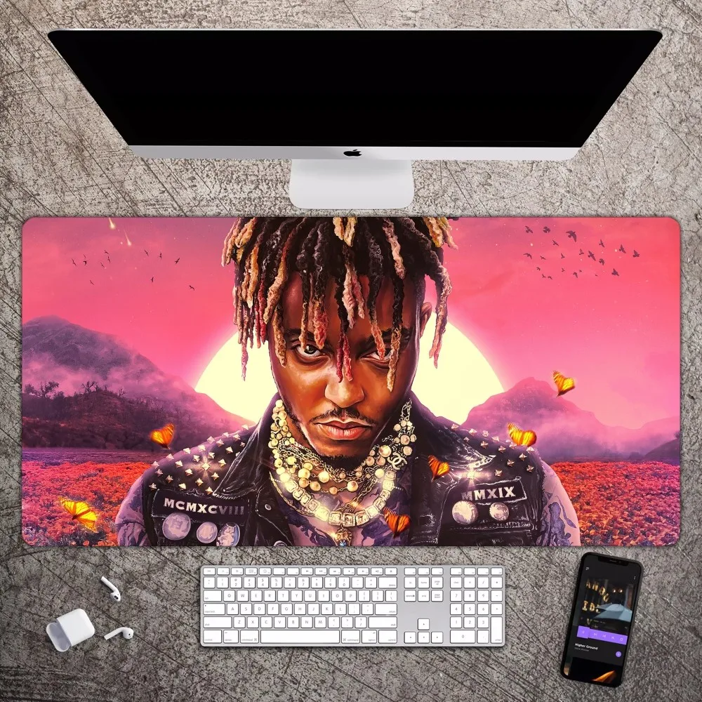 Juice Wrld Rapper Mousepad Grote Gaming Reken Gamer Pc Toetsenbord Muis Mat