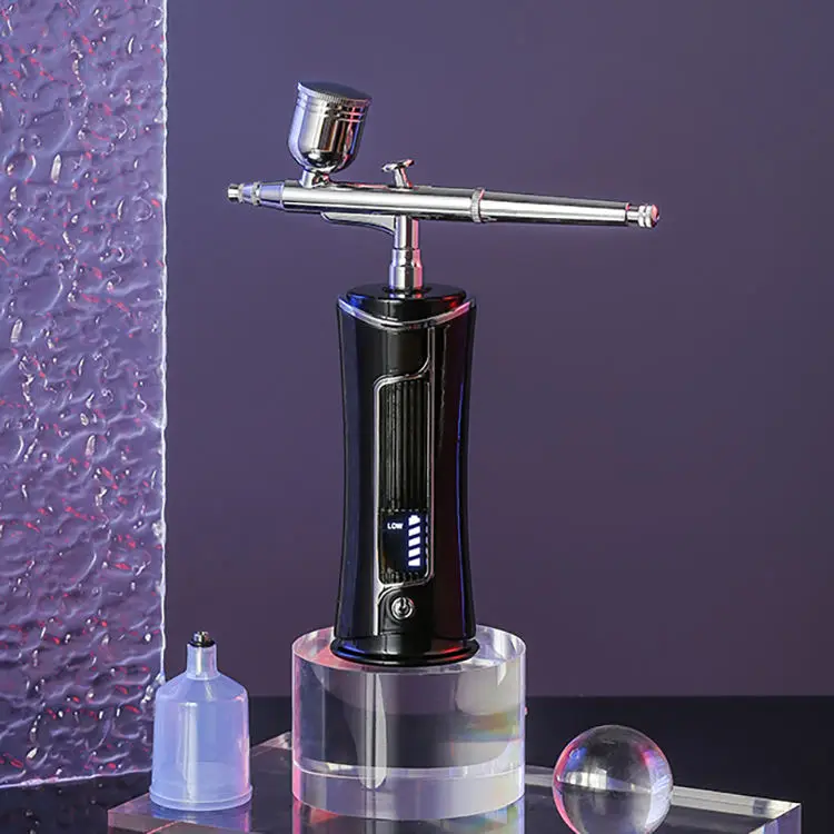 2023 Draagbare airbrushcompressor Professionele draadloze airbrushkit met compressor voor nagels