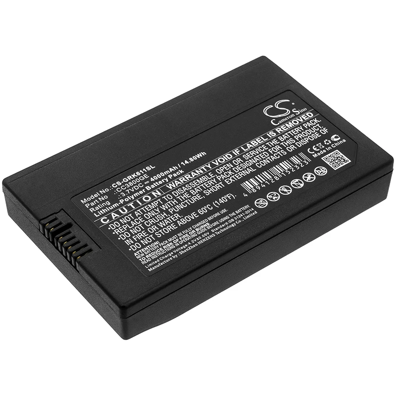 

3.7V 4000mAh Battery CC3800GE for GE Druck DPI 611, DPI 612, DPI 612 Flex , DPI611 DPI612 +TOOL