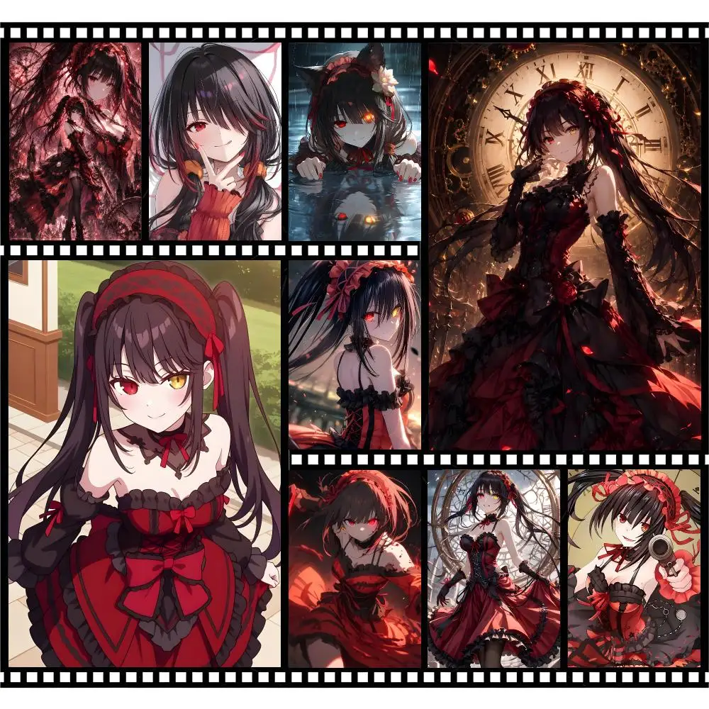 Character Fantasy Date A Live Kurumi Tokisaki Poster Premium HD Decor Wall Art for Interior Room Makeover Home Accents Gift