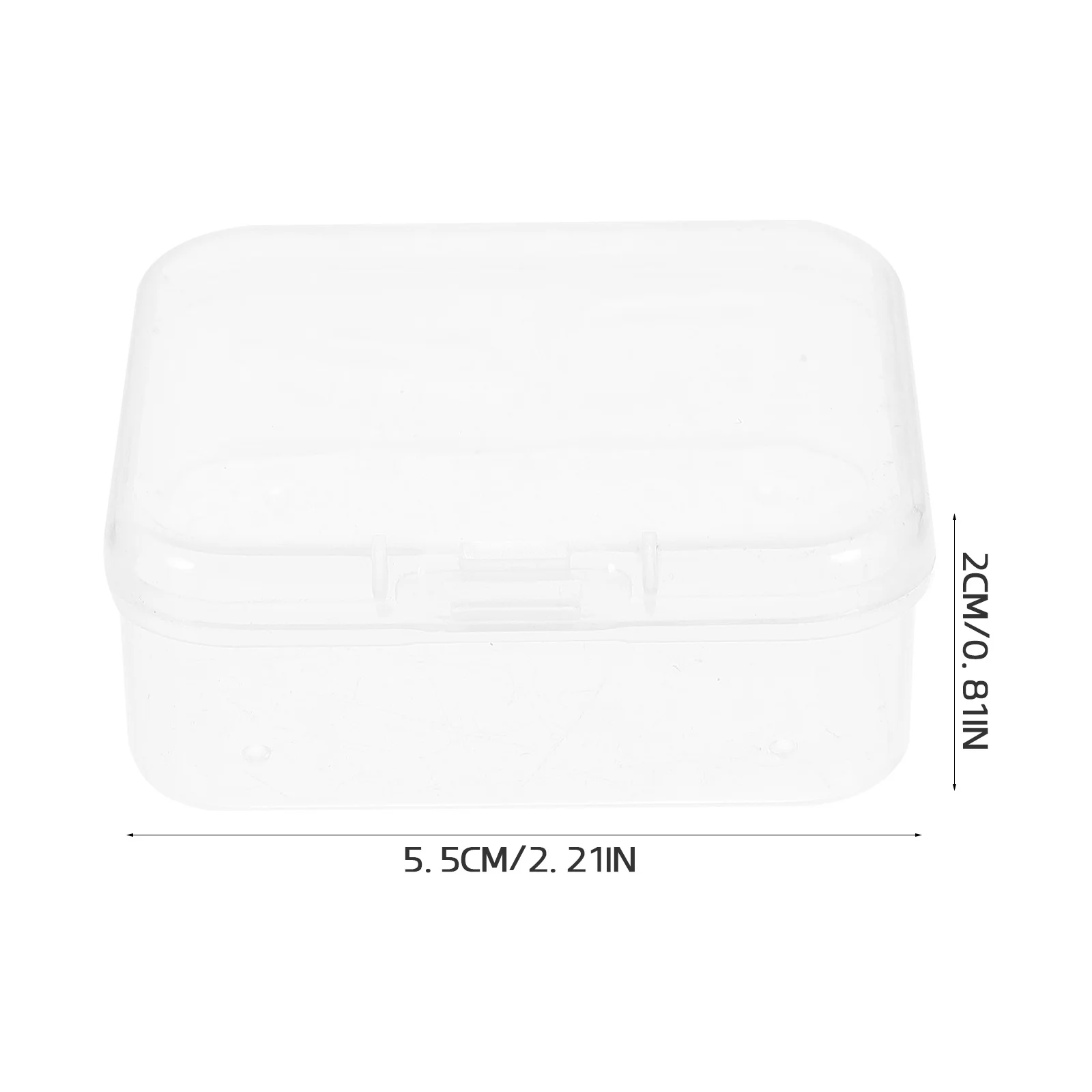 

40Pcs Small Clear Plastic Storage Boxes Organizer for Jewelry Beads Crafts Parts Holder Container Storage Cases