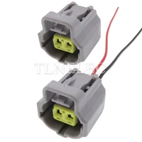 Conector de Terminal de cableado automático de 2 pines con cables, Sensor de temperatura del agua del coche, enchufe impermeable para Toyota 184006-2 178392-2