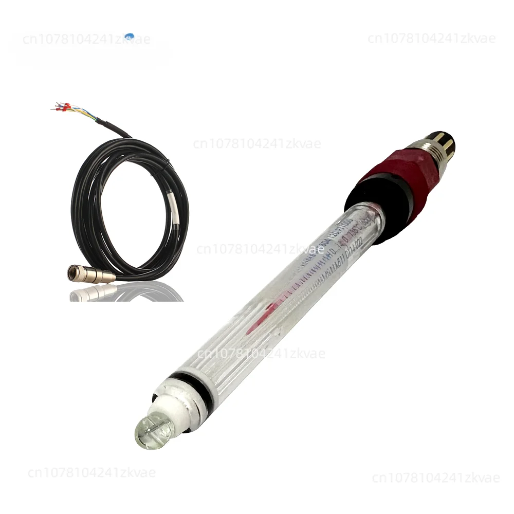 Water quality ph sensor  0-14pH Glass high temp glass ph sensor for chemical plant