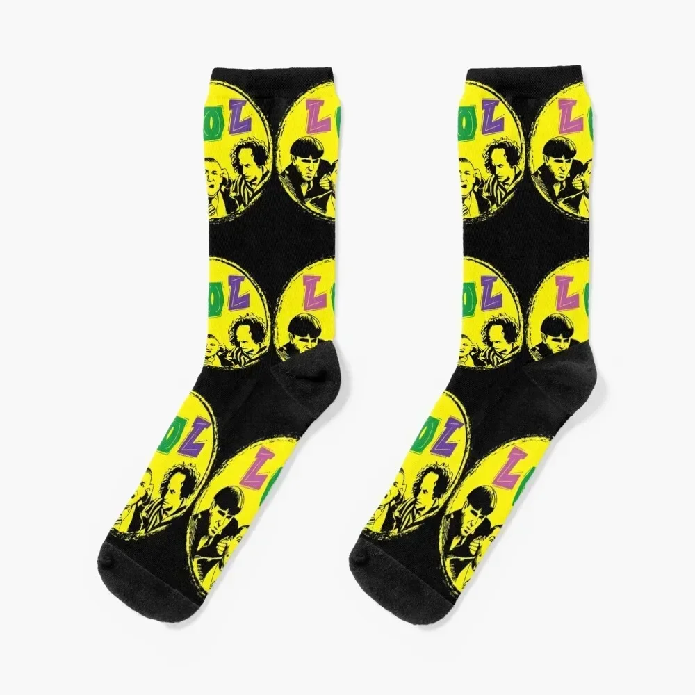 

LOL The Three Stooges Socks valentine gift ideas anti slip football Non-slip Socks For Man Women's