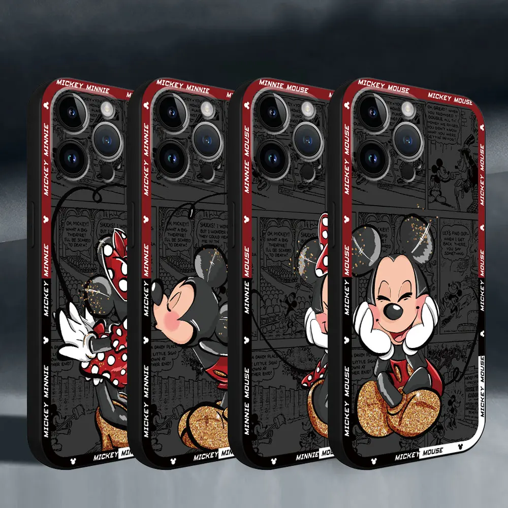 Phone Case for Motorola Moto Edge 20 Pro Edge 30 Neo Edge 40 Pro One Fusion Plus G200 5G G9 Disney Mickey Minnie Cute Cover