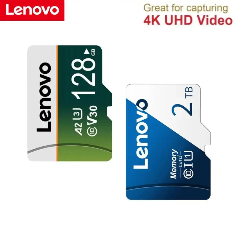 Lenovo 2TB Klasse 10 Speicher karte 512GB SD-Karte 256GB Micro-TF-SD-Karte 128GB TF-Flash-Speicher karte 1TB für Telefon kamera Drohne