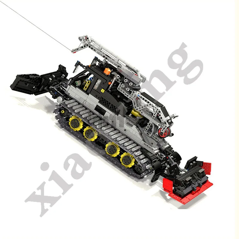 New MOC-1237 Dozer Snow Groomer Adult Building Block Educational Toy Kids Assembly Building Block Model Gift Birthday Gift