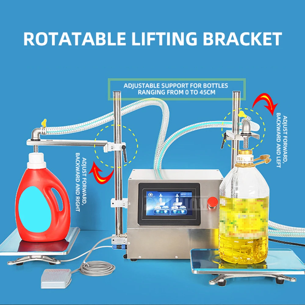 220V 10L 17L 35L Liquid filling machine Double-ended drip-proof CNC fully automatic Quantitative liquid dispensing machine