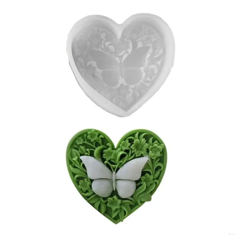 

Easy to Demold Silicone Mold Heart Butterfly Mould Jewelry Making Tool 964A