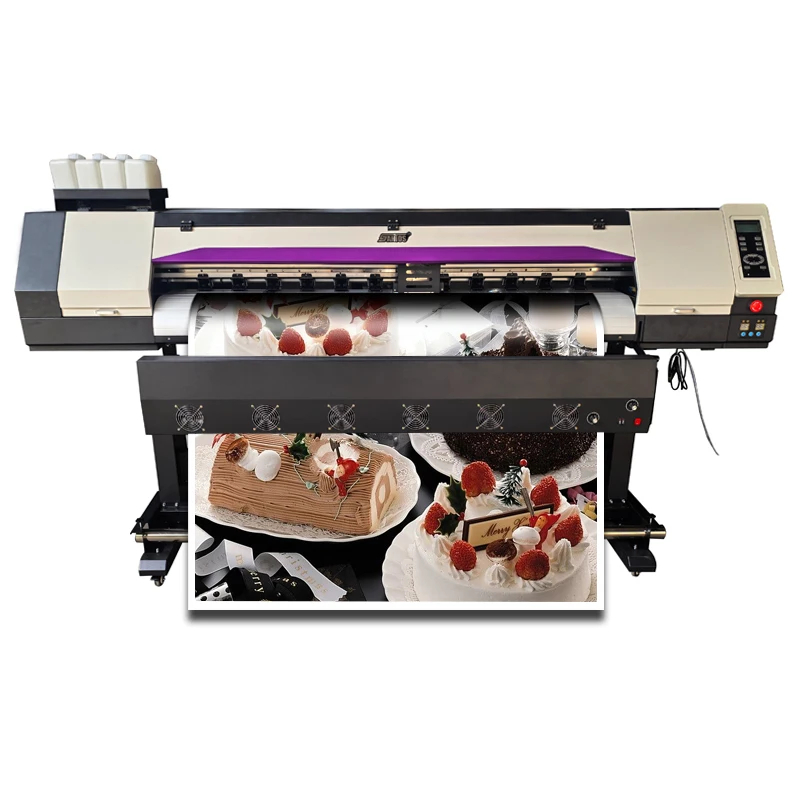 Automatic indoor outdoor vinyl sticker plotter eco solvent printing machinery 5 feet 4 colors sticker printing machine