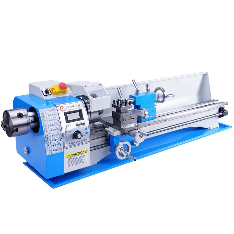 Tongchen CNC Lathe Woodworking Machine Tool Extended Double Chuck Horizontal Milling Cutter 220V Small Metal Lathe Instrument