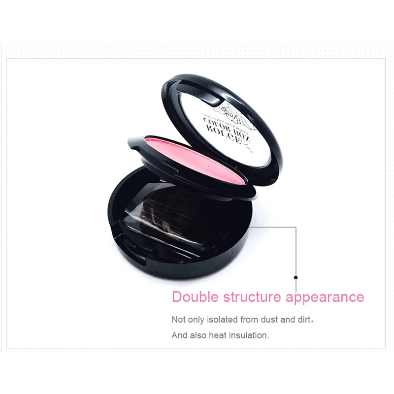 BIOAQUA New 4 Color Blusher Waterproof pigment Modified Contour Mineral Powder Face Makeup Natural Lasting Shiny Pink Blush