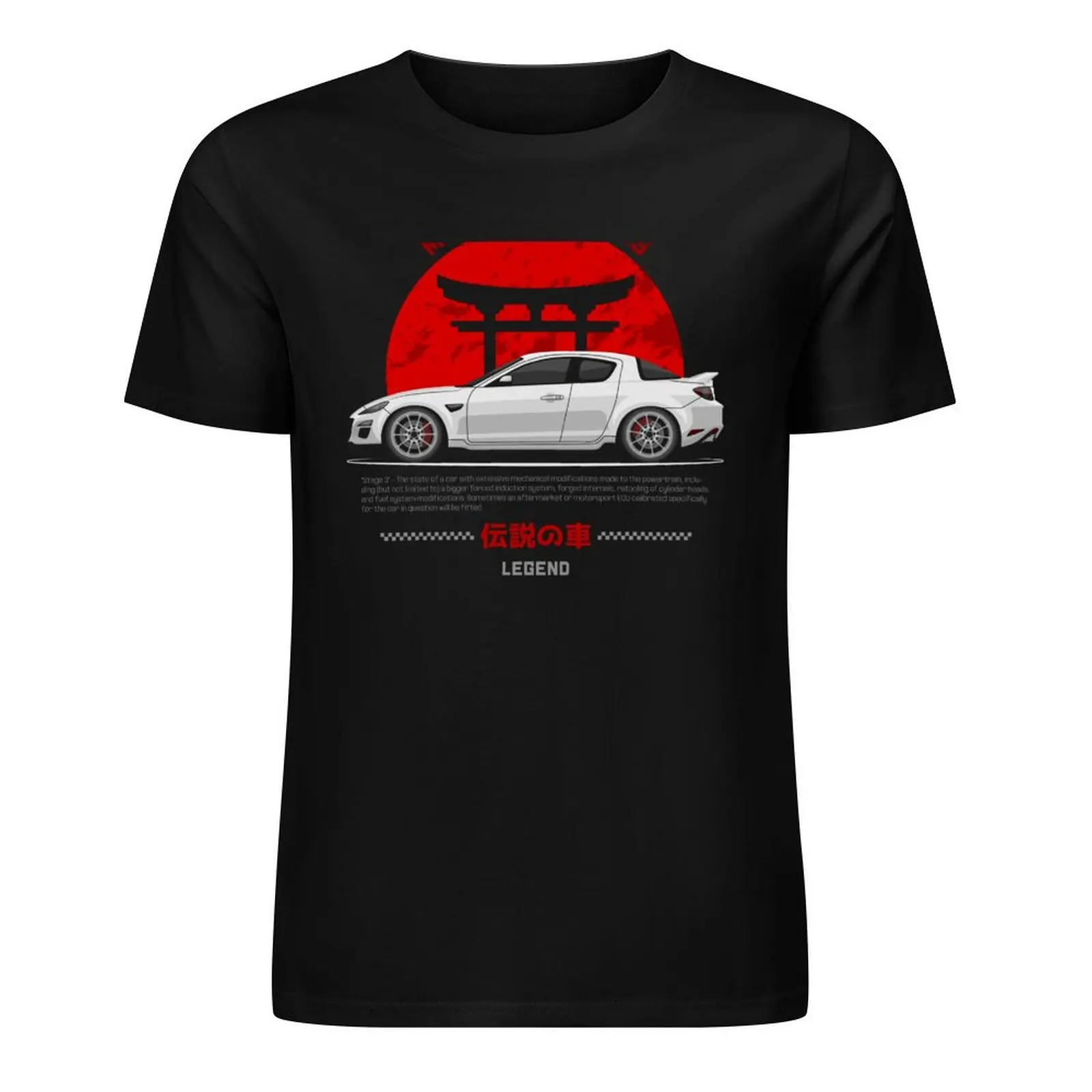 Tuner White RX8 JDM T-Shirt basketball graphic tees vintage graphic tee new edition Blouse mens plain t shirts