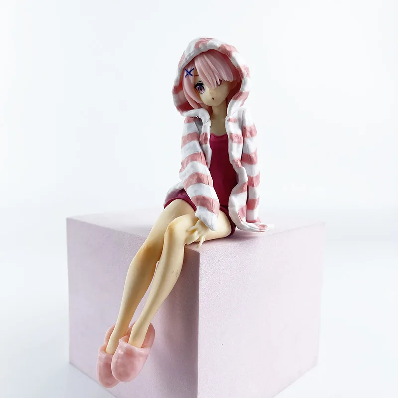 Anime Re:Life In A Different World From Zero kawaii Rem Figure Ram PVC Model Emilia Figurine Hobbies Toys Birthday Gift Pajamas
