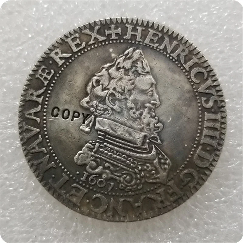 COPY REPLICA 1607 France Henri IV coin COPY