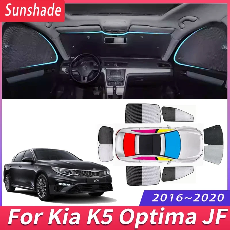 

Car Sunshade For Kia K5 Optima JF 2016~2020 2017 2018 Heat Insulation Sun Protection Sunshade Windshield Visor Car Accessories