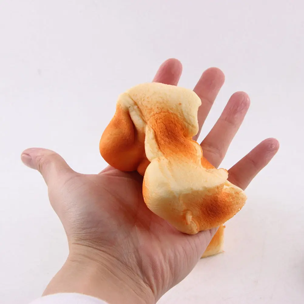 

Набор из 2-х шариков-антистресс из ПУ в форме хлеба, имитирующих реалистичную еду, милые, разноцветные, мягкие, для снятия стресса и снятия напряжения