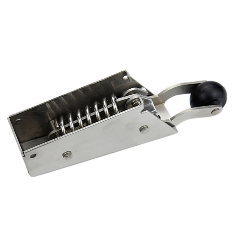 Spring Action Door Closer, With Black Rubber Pad On The Spring-Loaded Door Closer, Commercial Freezer Door Closer