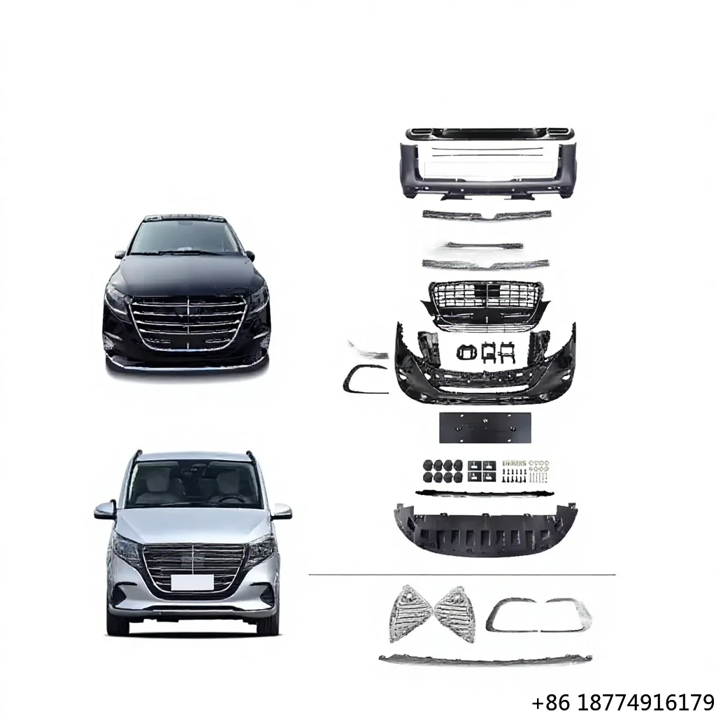 

Комплект для модификации автомобиля: спортивный обвес (Bodykit) глянцевый черный, технологичный обвес для V260 и V300 2016-2025