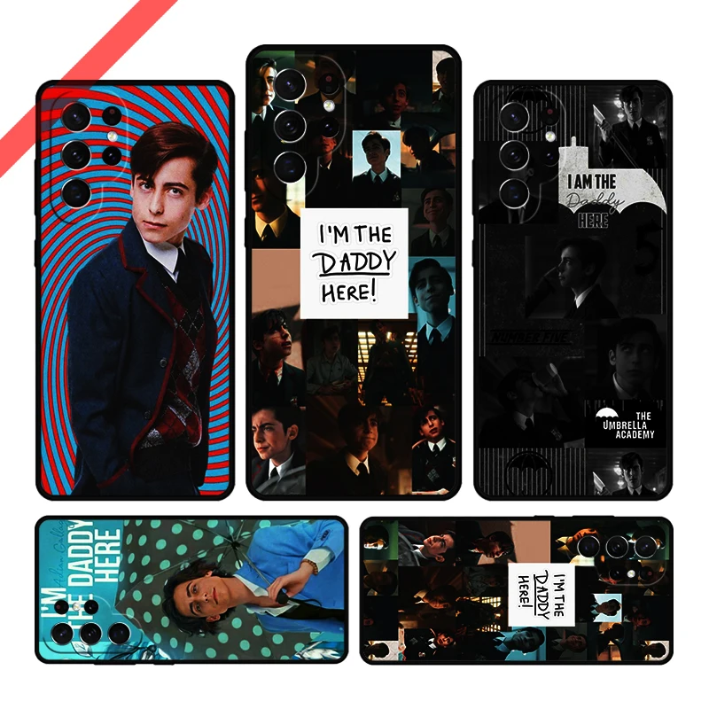 Etui Trend Aidan Gallagher Number Five Phone Case For Samsung S20 FE S21 S10 S23 Plus S24 S22 Ultra Note20 Note10 S9 S8 Cover