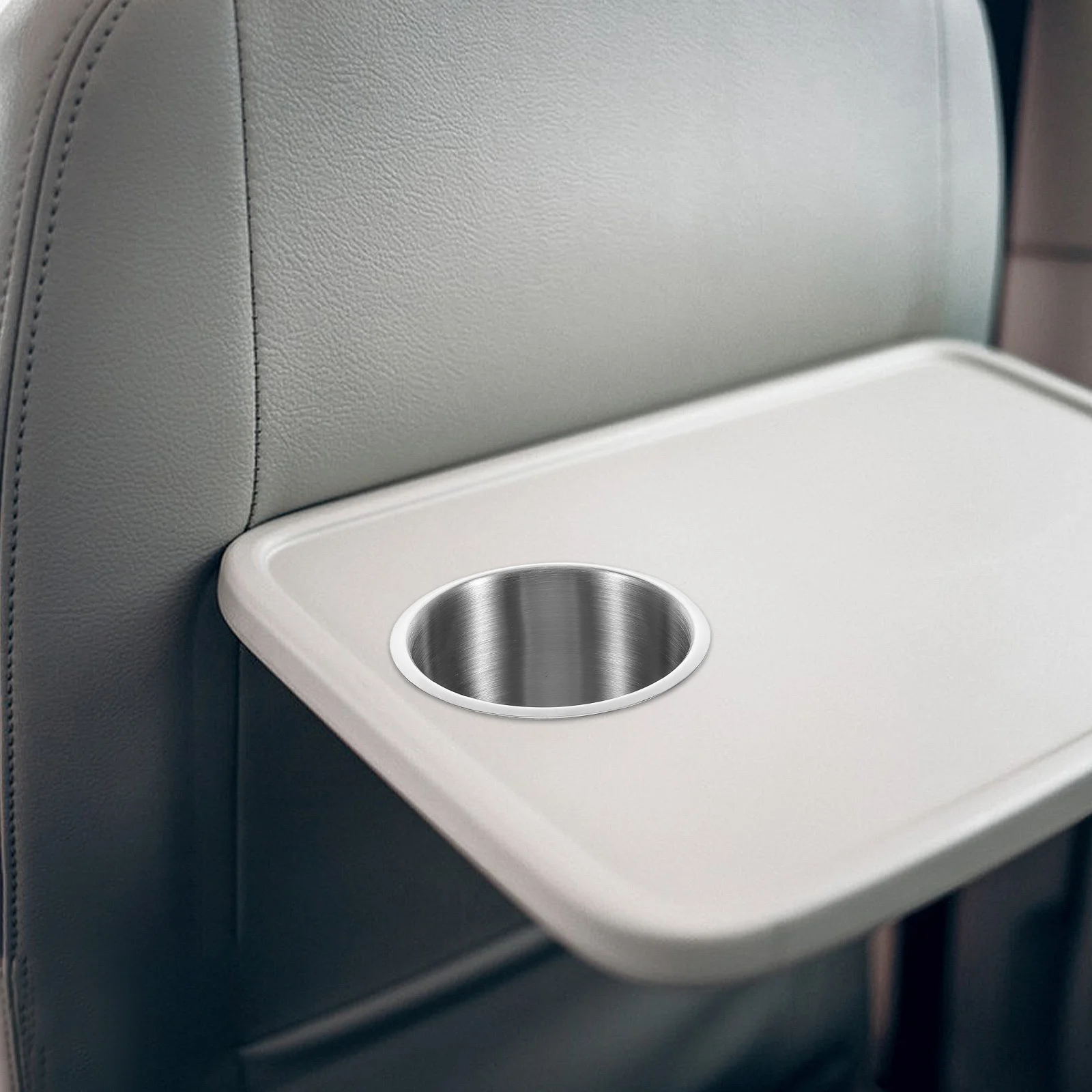 

Stainless Steel Car Cup Holder Insert Round for Rv Boat Desk Recessed Drink Holder Automotive Marine Metal Cupholder Large