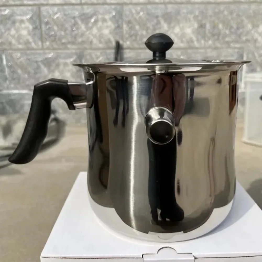 Durable 1.5/2.5L Stainless Steel Beeswax Wax Kettle Multifunctional Honey Boiling Pot Beekeeping Equipment Wax Heating Container