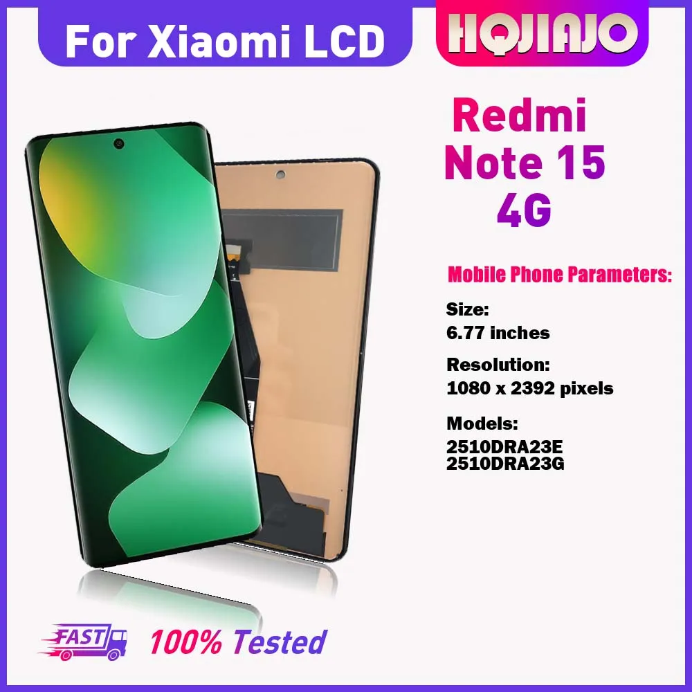 Ecran-tactile-lcd-tft-677-pouces-pour-xiaomi-redmi-note-15-4g-2510dra23e-2510dra23g-ensemble-numeriseur-de-remplacement-pour-reparation