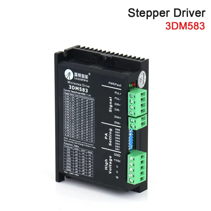 Original Leadshine 3DM583 3Phase Stepper Driver 20-50VDC 2.1-8.3A Match With 57 86 Series Motor 3DM583 Replace 3ND583