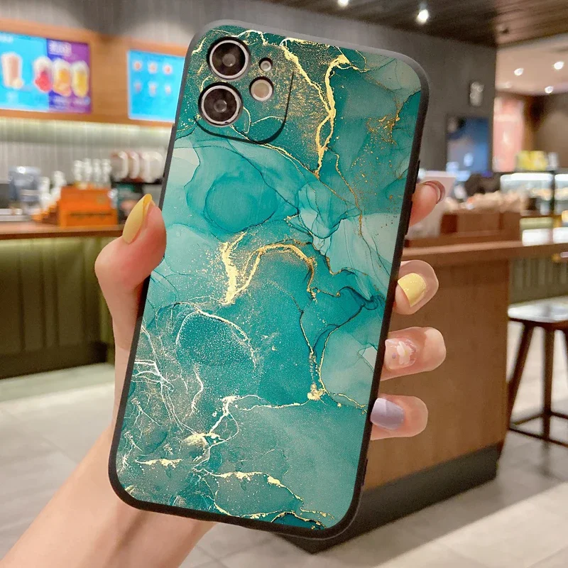 Marble Painting Case For Oppo Find X5 X3 Lite Pro X2 Neo F11 F15 F19 FindX3 FindX5 Soft Silicone Pattern Shockproof Cover Case