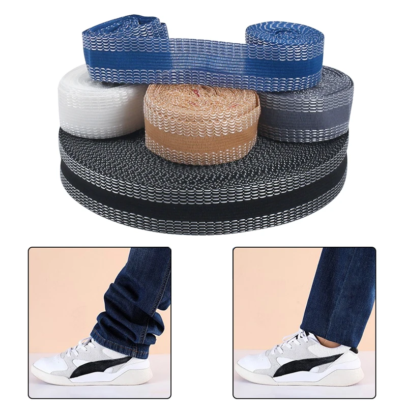 50M Iron-on Pants Edge Shorten Self-Adhesive Pants Mouth Paste Hem Tape Fabric Tape For Suit Pants Jeans Trousers Clothes