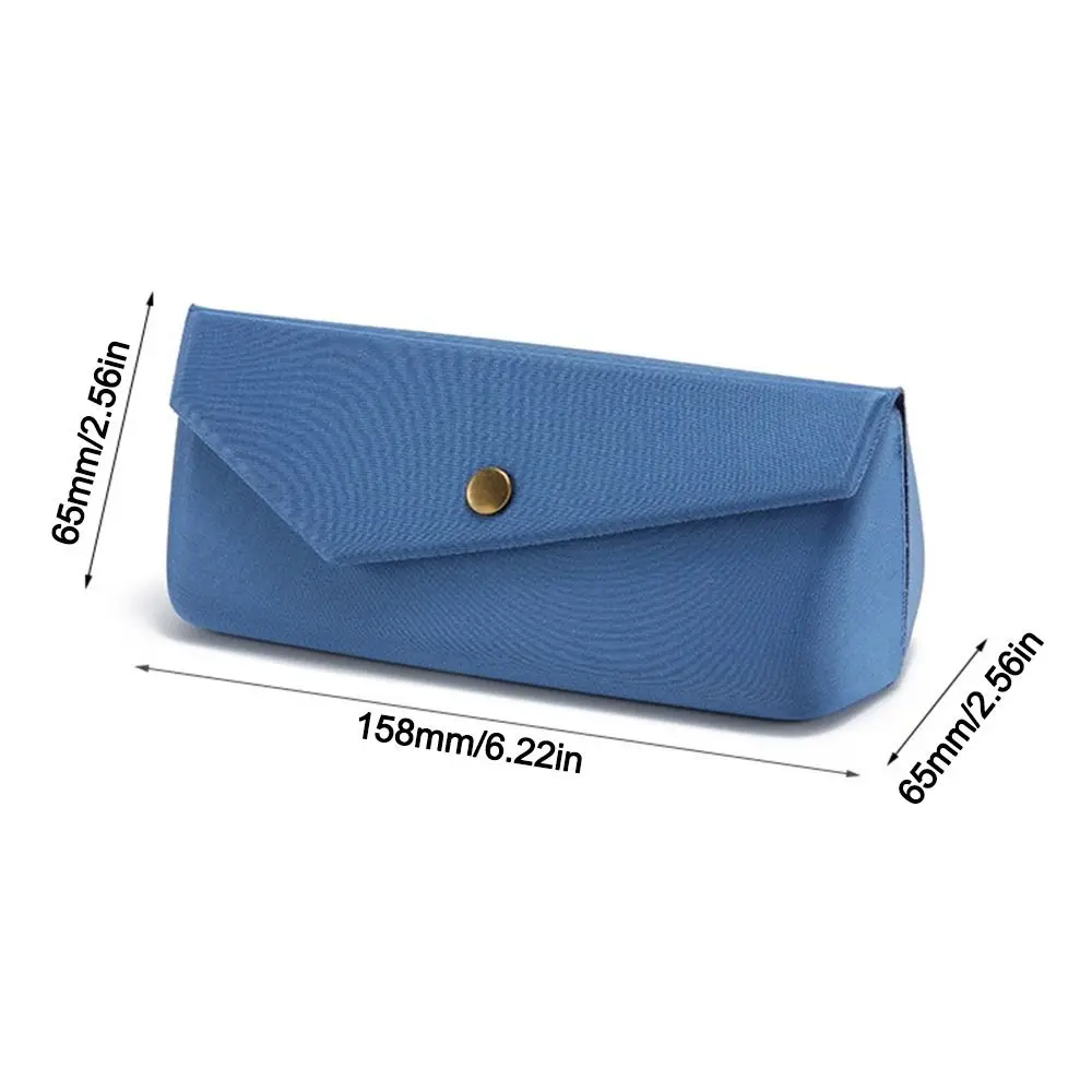 صندوق نظارات ثلاثي قابل للطي ناعم قابل للطي حافظة نظارات قراءة متعددة الوظائف محمولة حقيبة نظارات شمسية للطلاب #6