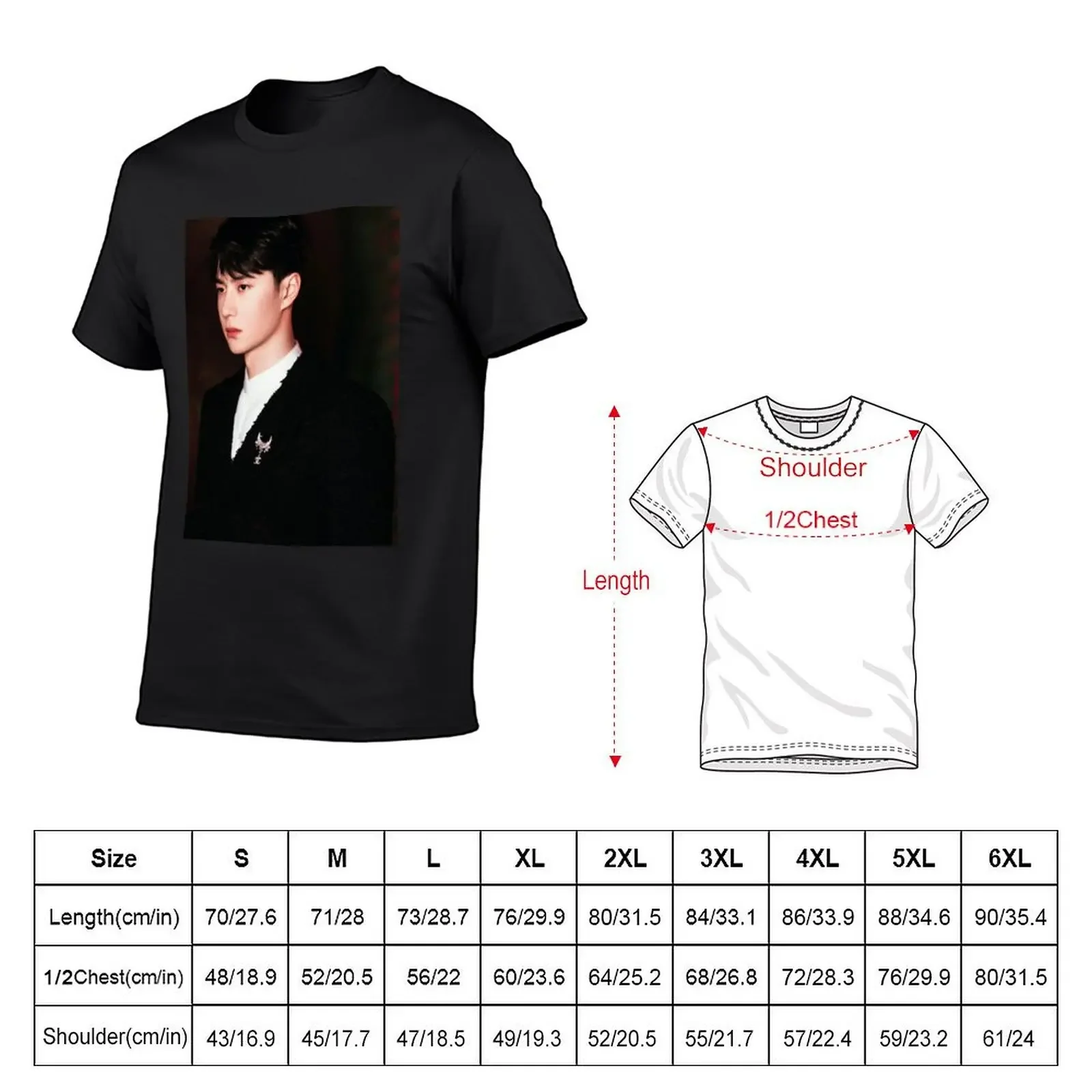 Wang Yibo T-Shirt sublime oversized mens clothing