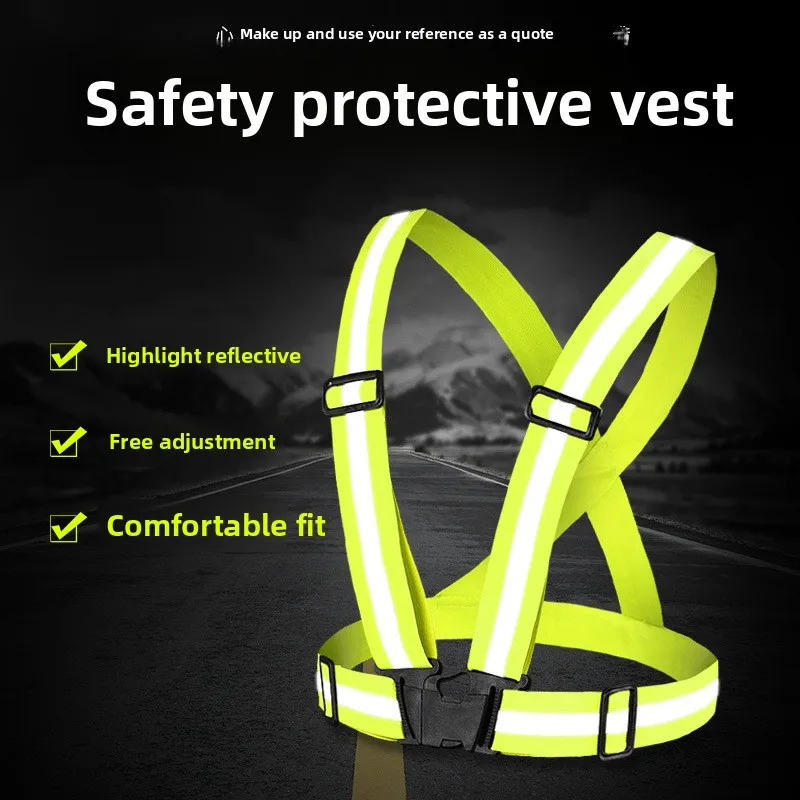 Strange backpack, labor protection safety vest, night cycling and running vest, construction site, traffic, and outdoor backpack