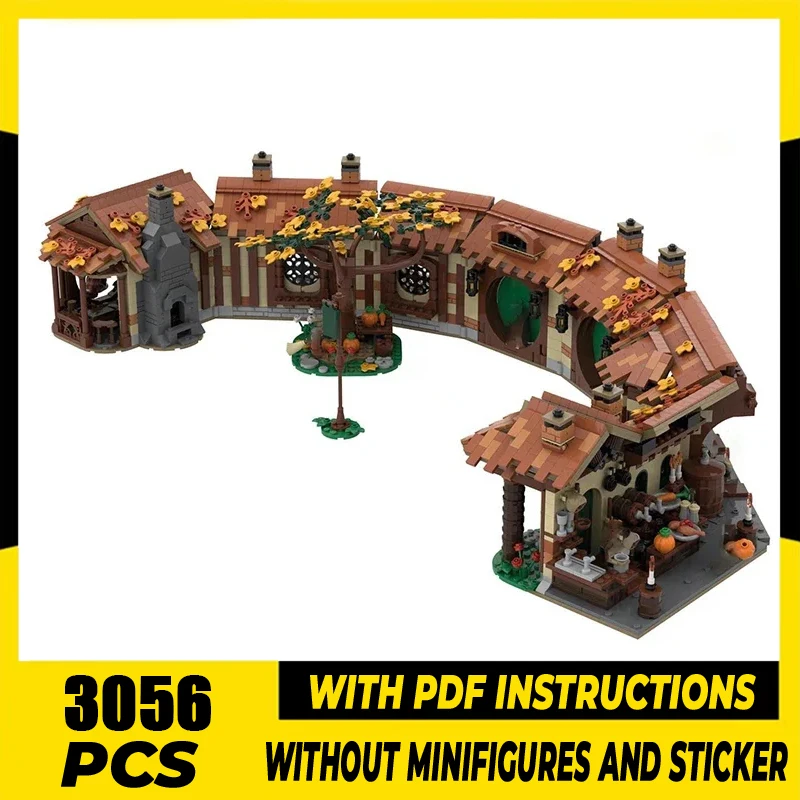 

Волшебные кольца Moc, строительные блоки, фильм, зеленый дракон, модель Inn, технология, кирпичи, Гвайф, сделай сам, сборка, вид на улицу, игрушки, подарки