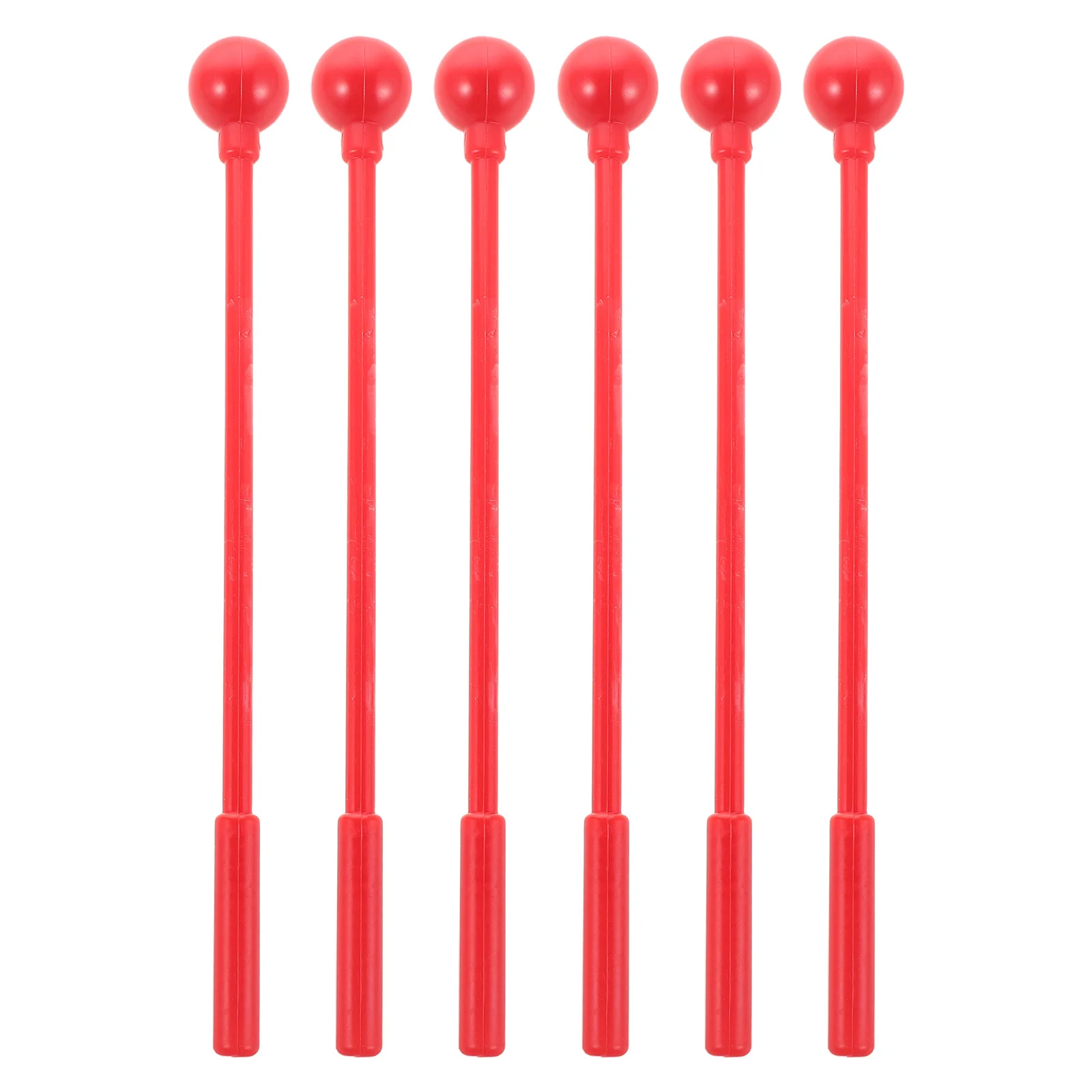 

3Pairs Orff Instruments Plastic Mallets Long Handle for Xylophone Marimba Glockenspiel Chimes Percussion Kids Toddler Drumsticks