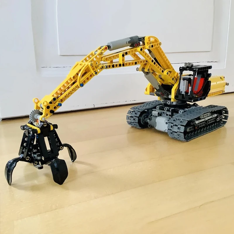 ปรับแต่งการวิเคราะห์ 42006 Excavator Full RC รุ่น Building Blocks DIY MOC Power ฟังก์ชั่นชุดอิฐของเล่นเด็กของขวัญ