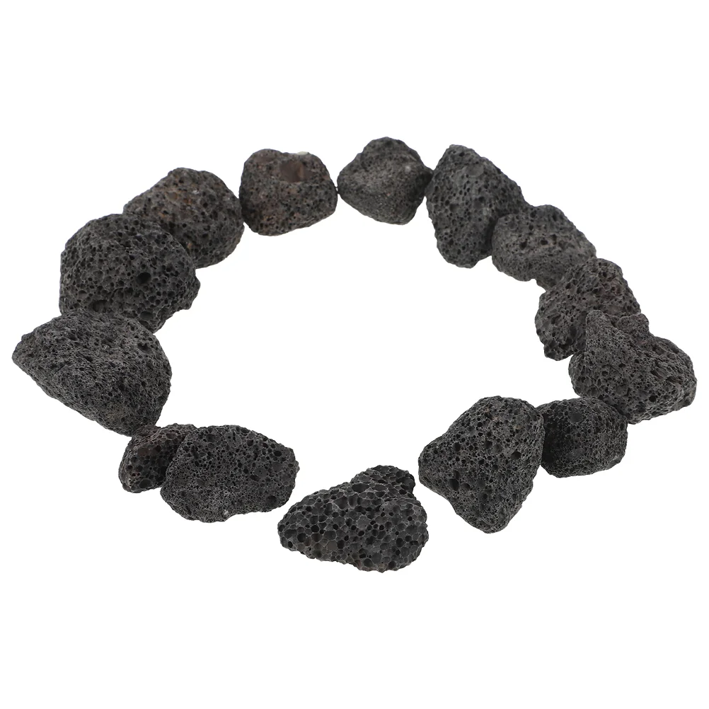 

Decorative Stone Volcanic Craft High Quality Flower Pot Black Fish Tank Rock Supplies