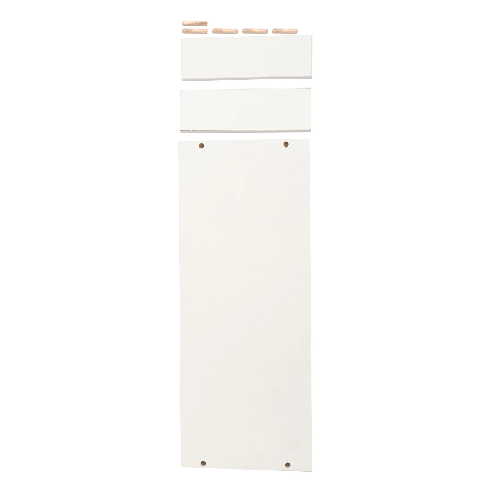 

Monitor Stand Riser White Storage Rack Laptop Elevated Shelf Holder Solid Wood Smooth Capacity Office Student Makeup