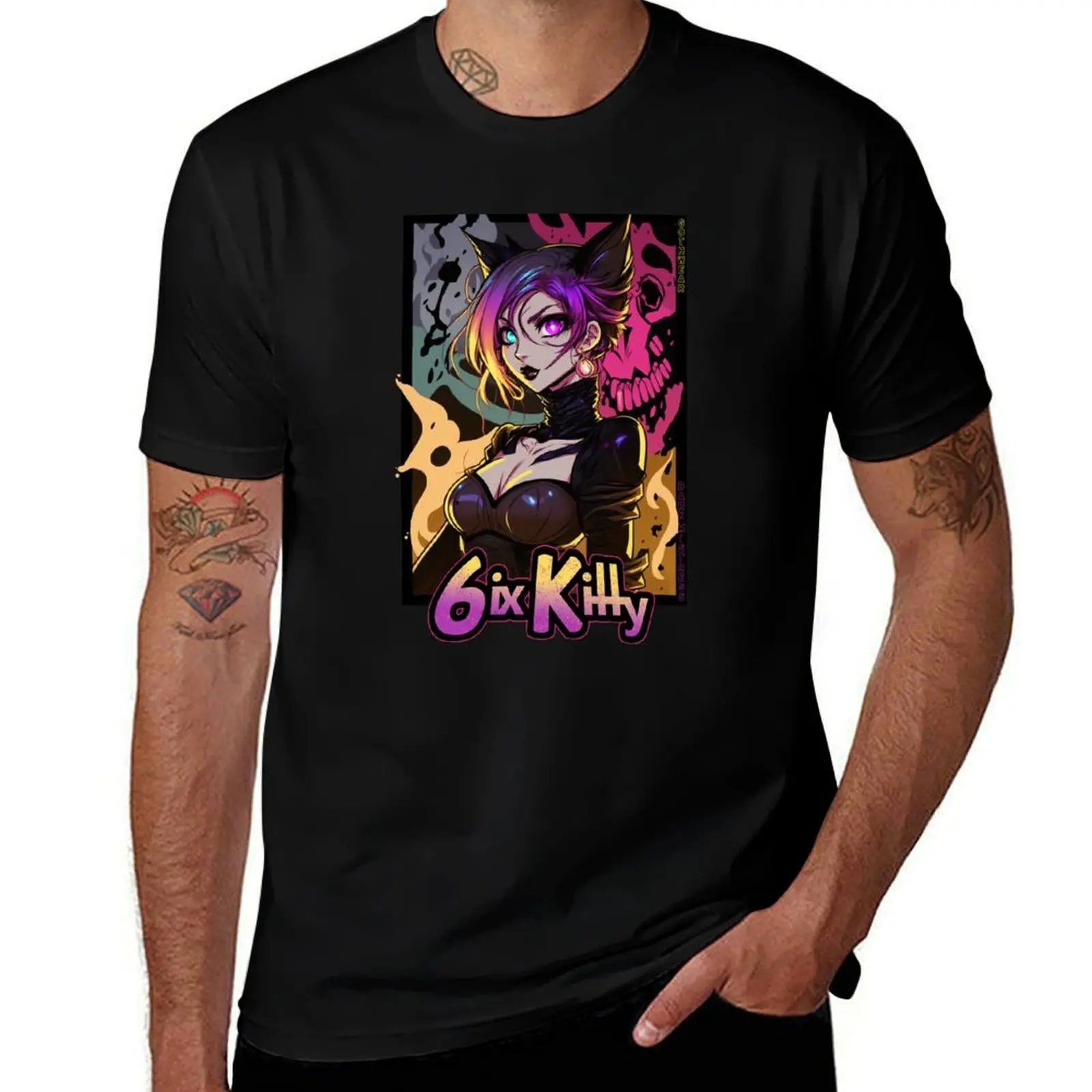 Dark Mistress T-Shirt Fashion Pattern Printed Tee Shirt T-Shirt