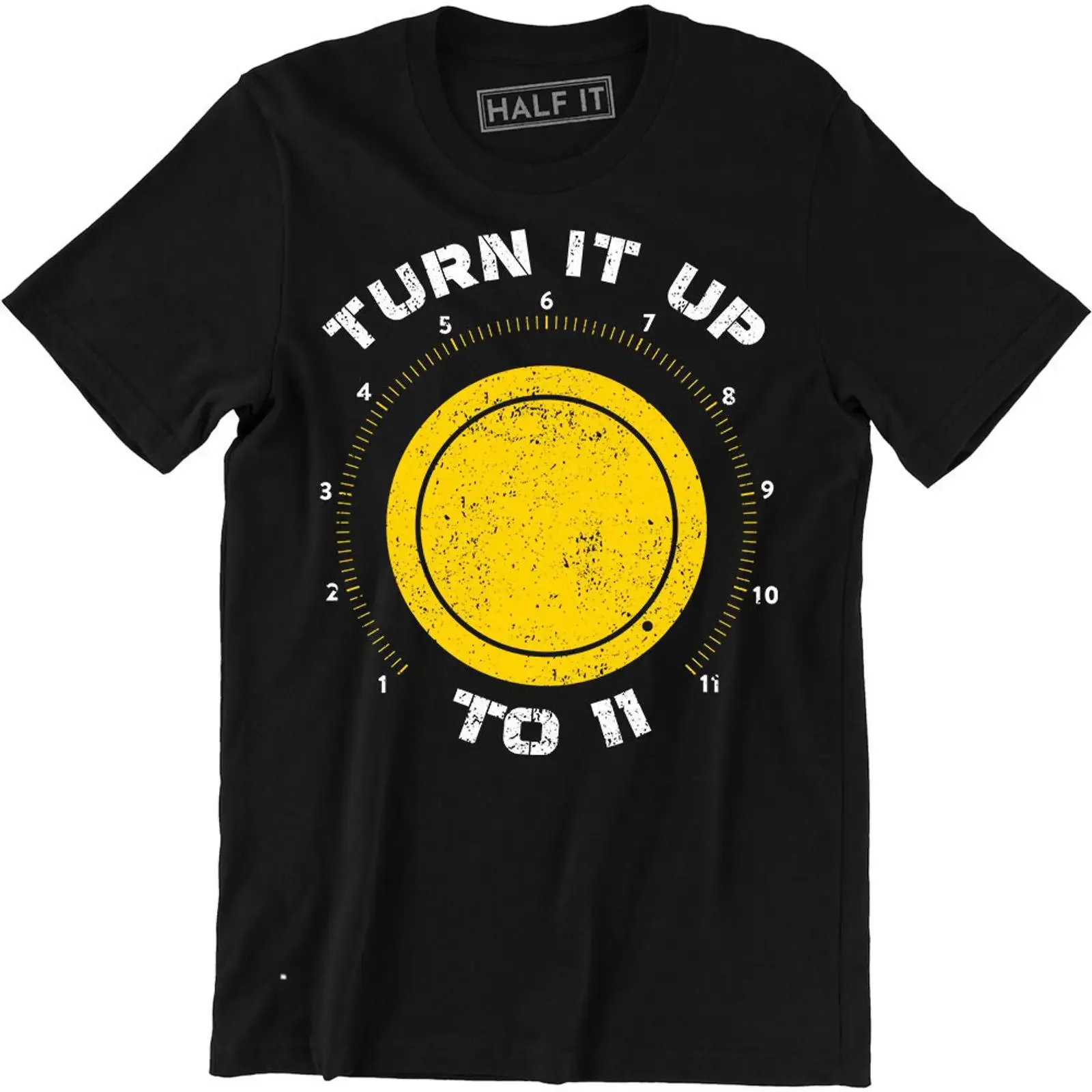 Turn It Up To 11 Movie Metal Music Funny Men's Musician Band T Shirt Artist vintage Washed Top For Everyday Wear homme graphic