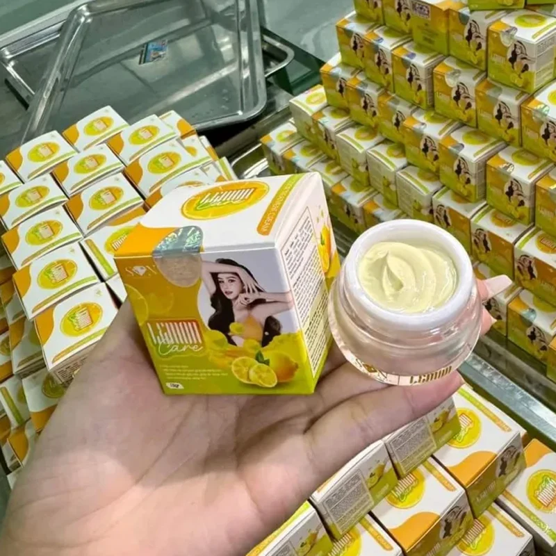 Kem Thâm Nách Lemon Care SON Cosmetic, Dưỡng Trắng Giảm Thâm Khử Mùi Hôi Vùng Nách, Tri tham nach co tien Son hag chính hãng 1bo