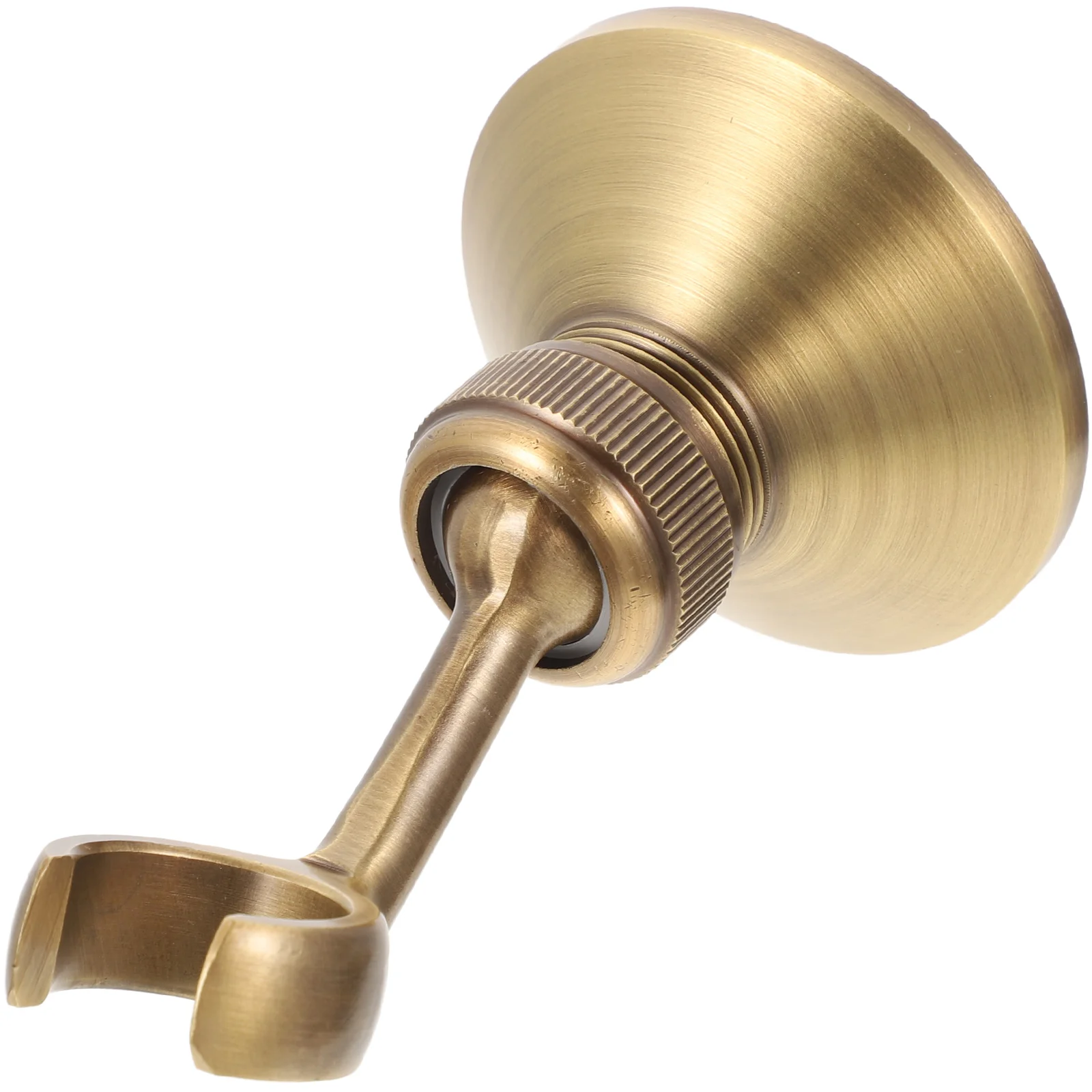 

Copper Handheld Shower Head Bracket Rotating Base Durable Bathroom Supplies Smooth Surface Adjustable Mount Wall Sprinkler