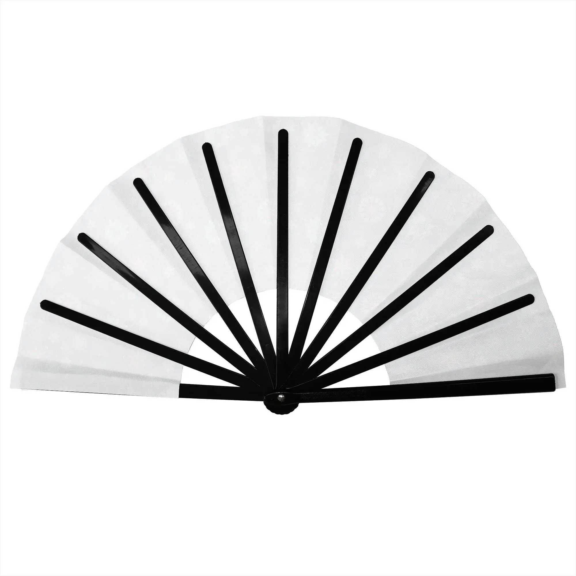 Flower of Life Circle Mandalas Hand Fan Promotional Gift Event Souvenir Jumbo Scale Durable Folding Fans Creative Bulk Pack Fan