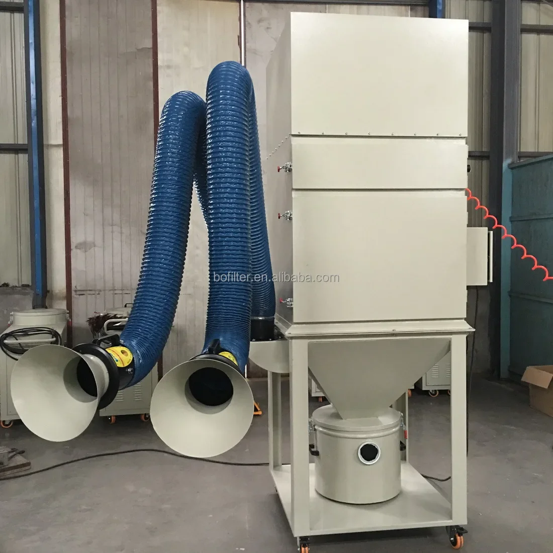 Environmental Industrial Pulse Back Dust Collector Powder Cleaning Dust Collecting Machine