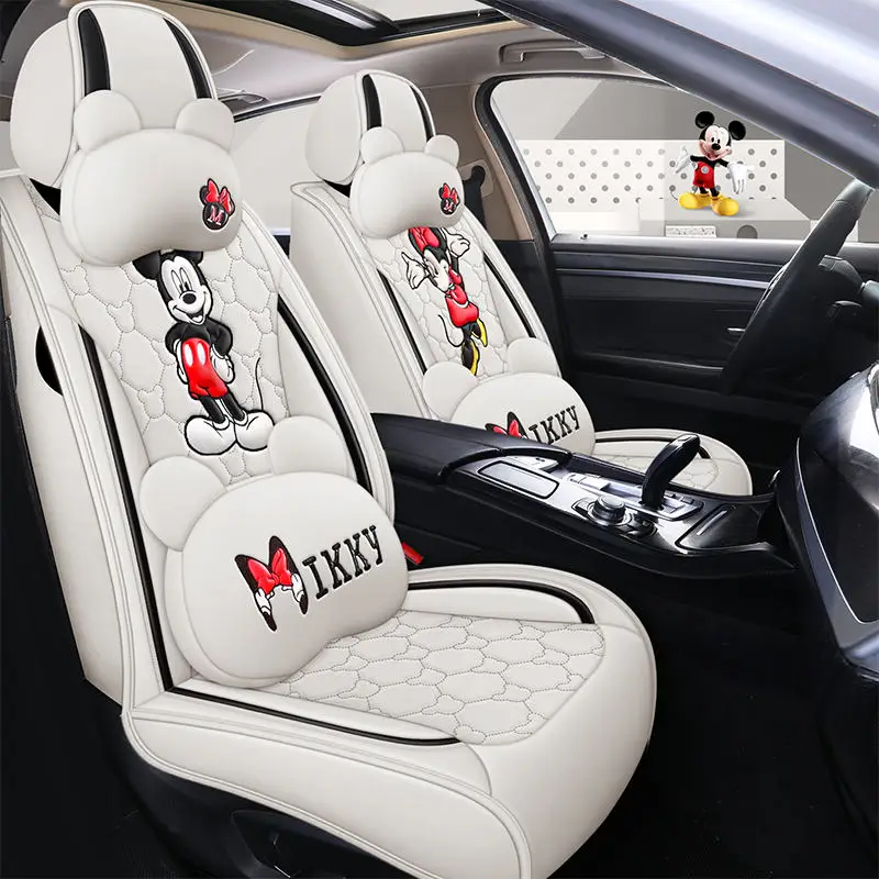 Universal Size Seat Cover Pu Leather Fabric Material Full Set Universal Fit Luxury Car Seat Cover Setcustom