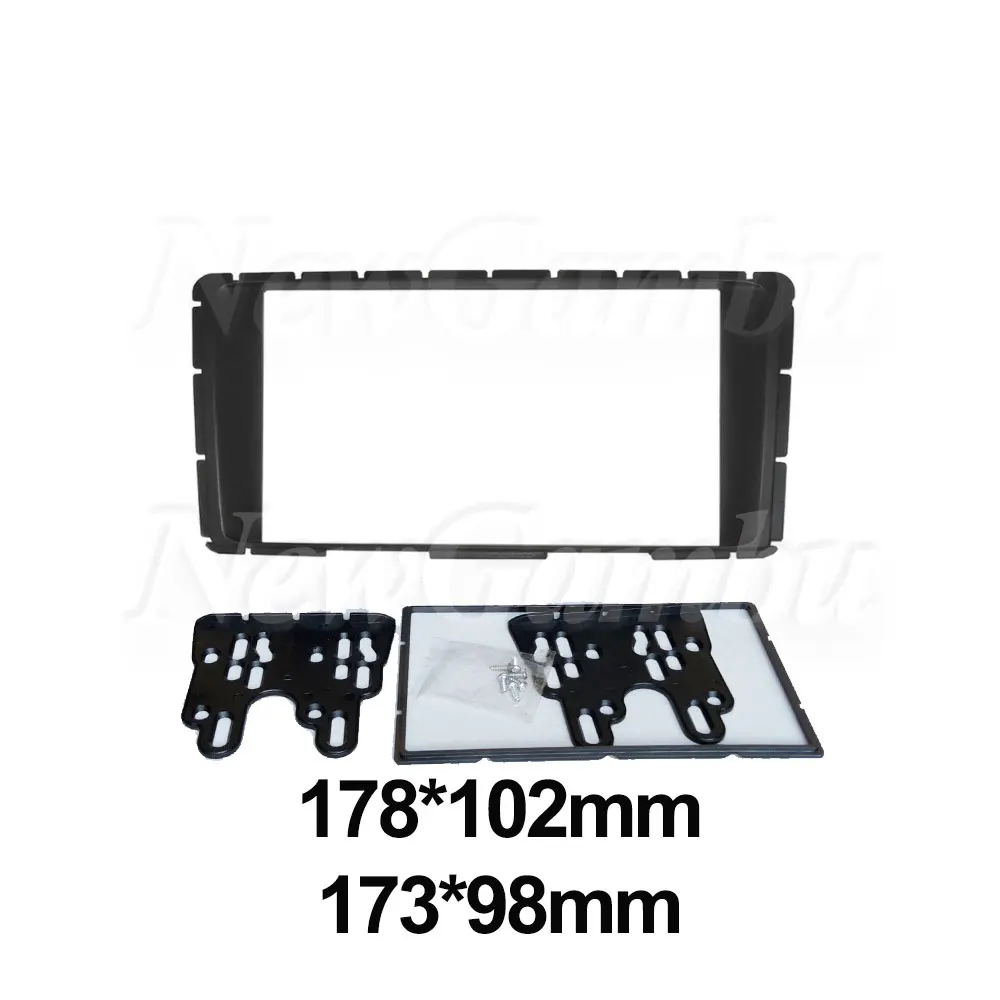 NewGambu Double 2 Din Car Stereo Radio Fascia or Toyota Hilux Fortune 2011-2015 178x102 DVD Frame GPS Mount Kit Trim Panel