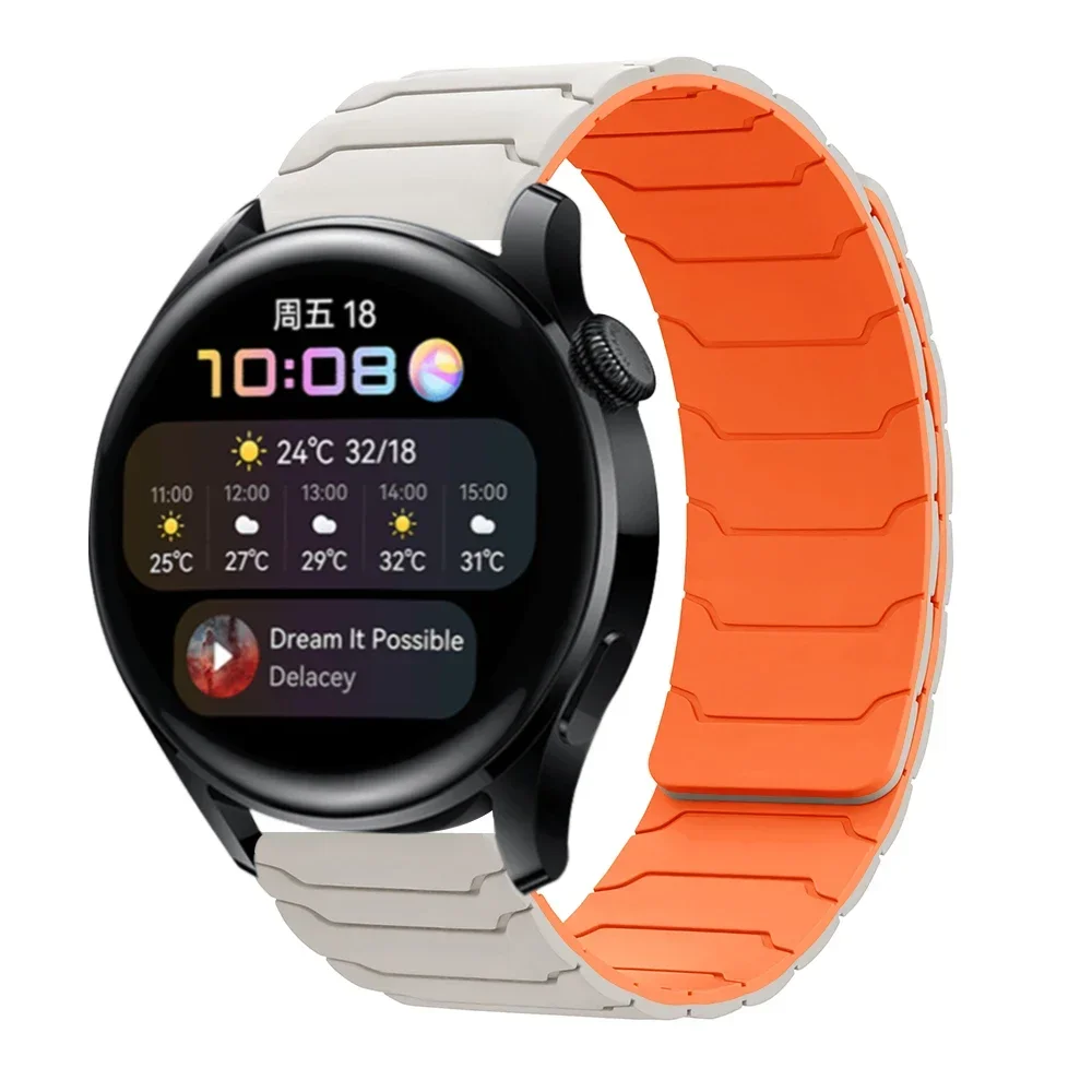 حزام سيليكون لساعة Xiaomi S3 Band S3 esim مغناطيسي قابل للتنفس مقاوم للماء موضة S4 sport S2 S1 pro Color 2 سوار 22 مللي متر